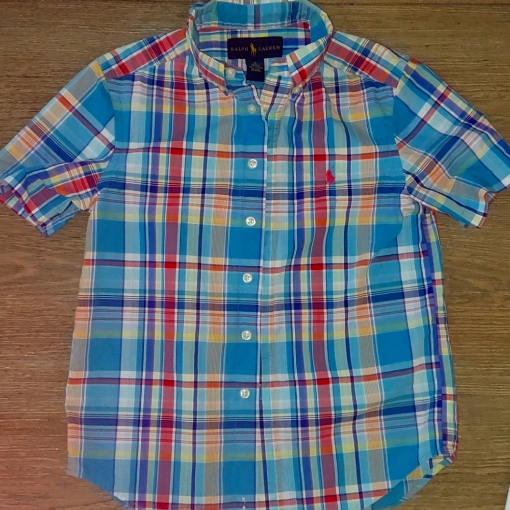 ***BOYS Ralph Lauren button down shirt size 8